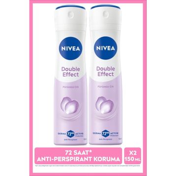 Nivea Double Effect 2x150 ml Kadın Deodorant
