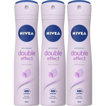 Nivea Double Effect 3x150 ML Kadın Deodorant