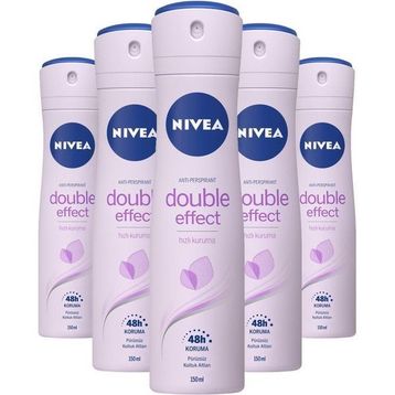 Nivea Double Effect 5x150 ml Kadın Deodorant