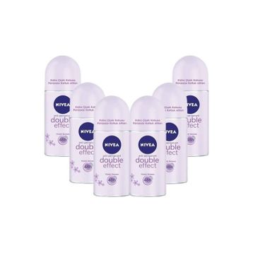 Nivea Double Effect 6x50 ml Kadın Deodorant Roll-On