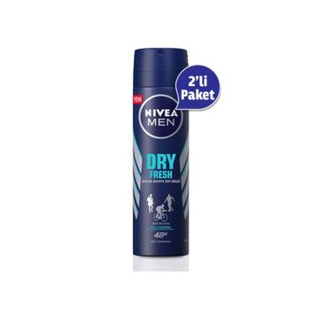 Nivea Dry Fresh Erkek 2x150 ML Sprey Deodorant