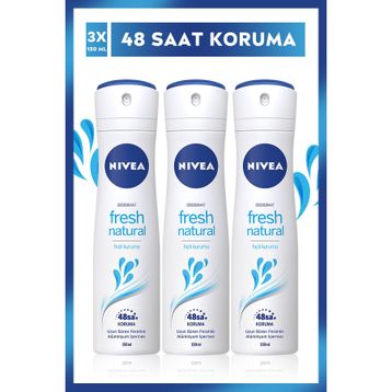 Nivea Dry Fresh Kadın 3x150 ml Sprey Deodorant