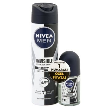 Nivea For Men Black White Power 150 ml Sprey Erkek Deodorant