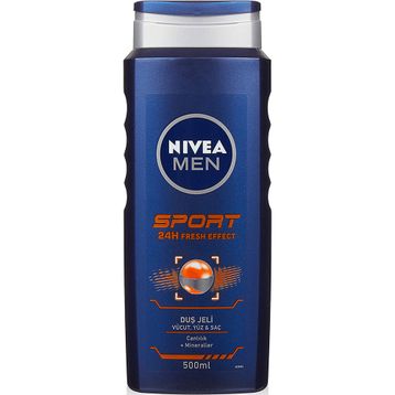 Nivea For Men Sport Vücut&Yüz&Saç İçin 500 ml Duş Jeli