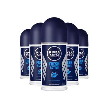 Nivea Fresh Active 5x50 ML Erkek Roll-On
