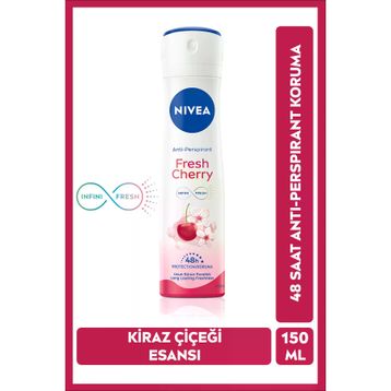 Nivea Fresh Cherry 150 ml 48 Saat Koruma Sprey Deodorant