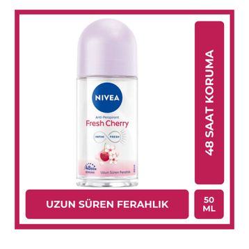 Nivea Fresh Cherry 2x50 ml Kadın Roll-On