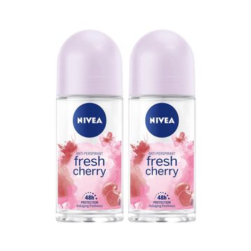 Nivea Fresh Cherry 2x50 ml Kadın Roll-On