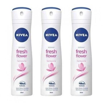 Nivea Fresh Cherry 3x150 ml Kadın Sprey Deodorant