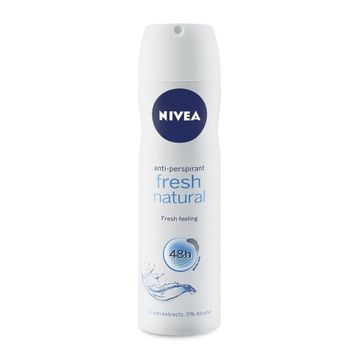 Nivea Fresh Natural 150 ml Antiperspirant Pudrasız Kadın Sprey Deodorant