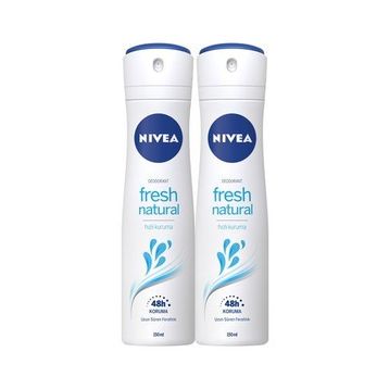 Nivea Fresh Natural 150 ml Antiperspirant Pudrasız Kadın Sprey Deodorant