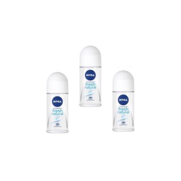Nivea Fresh Natural 3x50 ml Kadın Roll-On