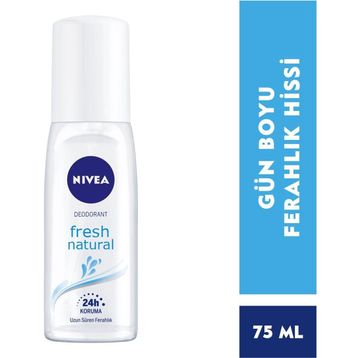 Nivea Fresh Natural 75 ml Uzun Süren Ferahlık Kadın Sprey Deodorant