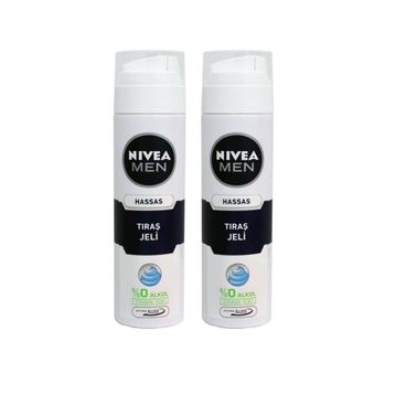 Nivea Hassas 2x200 ml Tıraş Jeli