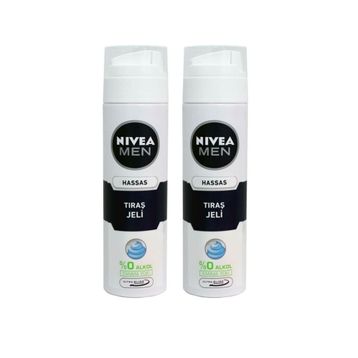 Nivea Hassas 2x200 ml Tıraş Jeli