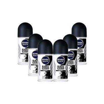Nıvea Invisible Black & White 6x50 Erkek Roll-On Deodorant