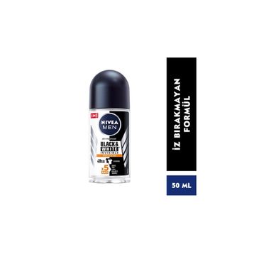 Nıvea Invisible Black & White 6x50 Erkek Roll-On Deodorant