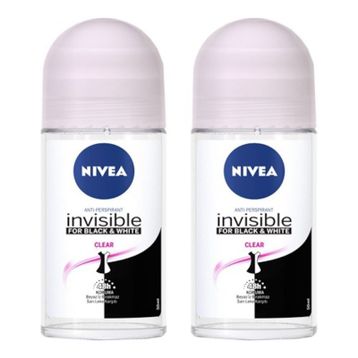Nivea Invısıble Black Whıte Clear 2x50 ml Kadın Deodorant