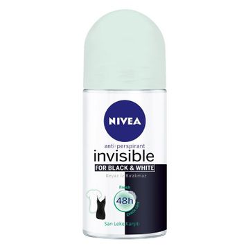 Nivea Invisible Black & White Fresh 50 ml Kadın Roll-On Deodorant