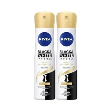Nivea Invisible Black & White Pure 2x150 ml Kadın Deodorant
