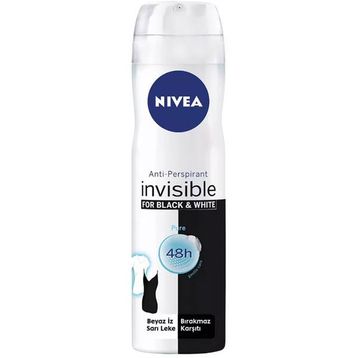 Nivea Invisible for Black White Pure 150 ml Sprey Deodorant