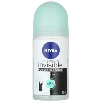 Nivea Invisible Fresh Black & White 50 ml Kadın Roll-On