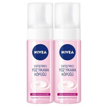 Nivea Kuru Hassas Cilt 2x150 ml Yatıştırıcı Yüz Yıkama Köpüğü