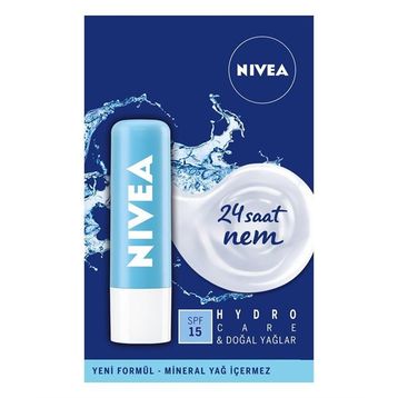 Nivea Lip Hydro Care SPF15 4.8 gr Dudak Bakım Kremi