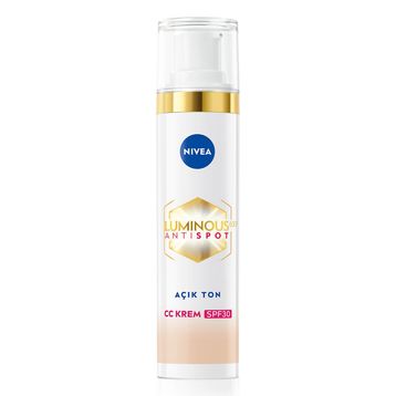 Nivea Luminous630 SPF30 Açık Ton 40 ml Koyu Leke Karşıtı CC Yüz Kremi