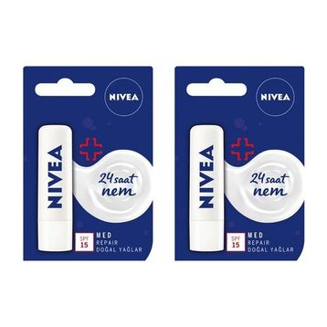 Nivea Med Repair 2x4.8 gr Dudak Bakım Kremi