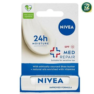 Nivea Med Repair 2x4.8 gr Dudak Bakım Kremi