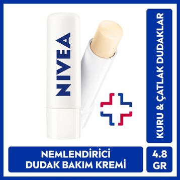 Nivea Med Repair 4.8 gr Renksiz Nemlendirici Dudak Bakım Kremi