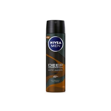 Nivea Men 150 ml Deep Dimension Erkek Sprey Deodorant