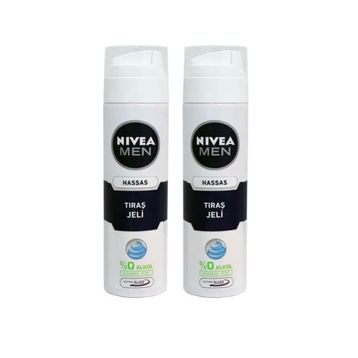 Nivea Men 2x200 ml Hassas Cilt Tıraş Jeli
