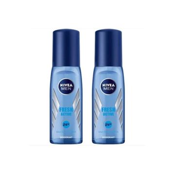 Nivea Men Active Fresh 150 ml Sprey Deodorant + Sport 500 ml Duş Jeli