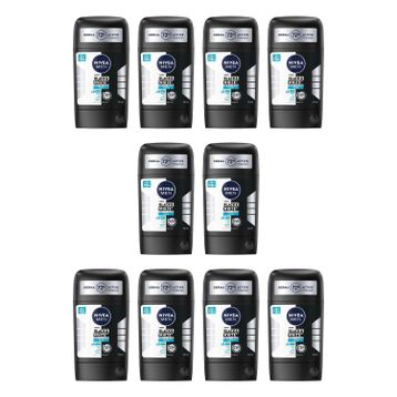 Nivea Men Black White Invisible Fresh 10x50 ml Erkek Stick Deodorant