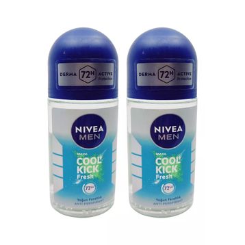 Nivea Men Cool Kick Fresh 2x50 ml Erkek Roll-On