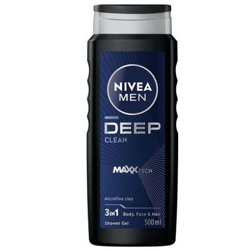 Nivea Men Deep Clean Maxxtech 500 ml Duş Jeli