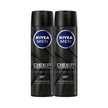 Nivea Men Deep Dimension 2x150 ml Erkek Deodorant