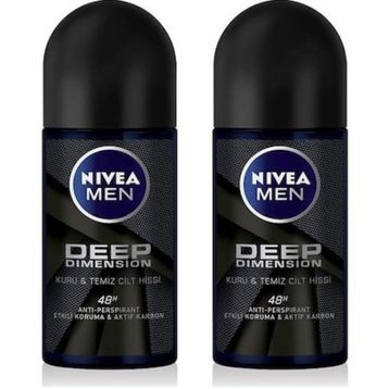 Nivea Men Deep Dimension 2x50 ml Erkek Roll-On Deodorant