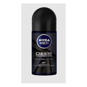 Nivea Men Deep Dimension 4x50 ml Erkek Deodorant Roll-On
