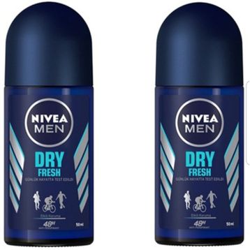 Nivea Men Dry Fresh 2x50 ml Erkek Roll-On
