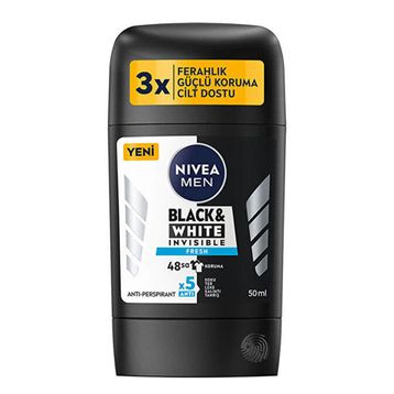 Nivea Men Dry Fresh 50 ml Black White Invisible Fresh 50 ml Stick Deodorant