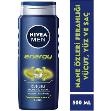 Nivea Men Energy 500 ml Duş Jeli + Nivea Creme Care 400 ml Duş Jeli + Nivea Soft 300 ml Krem