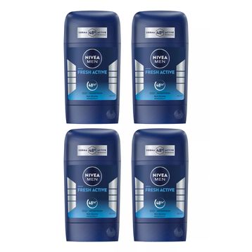 Nivea Men Fresh Active 4x50 ml Erkek Stick Deodorant