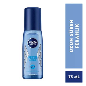 Nivea Men Fresh Active 75 ml Erkek Sprey Deodorant