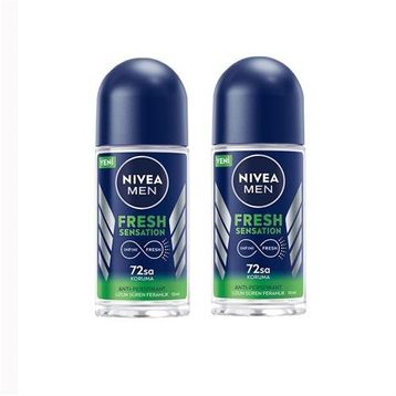 Nivea Men Fresh Sensation 50 ml 2 Adet Erkek Roll-On Deodorant