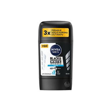 Nivea Men Invisible Black White Fresh 2x50 ml Stick Deodorant