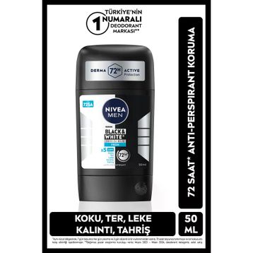 Nivea Men Invisible Black White Fresh 50 ml Stick Deodorant