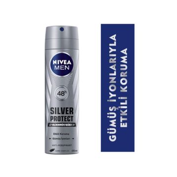 Nivea Men Silver Protect 150 ml Erkek Sprey Deodorant